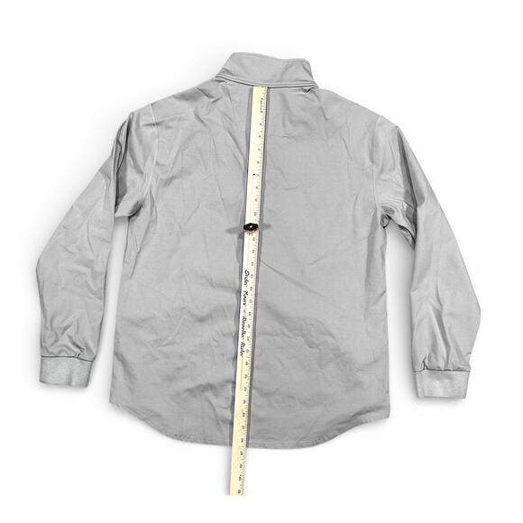 BYLT Elite Fairway Pullover Mens Large Gray Drop Cut Golf Premium Basic Jacket - Picture 8 of 9